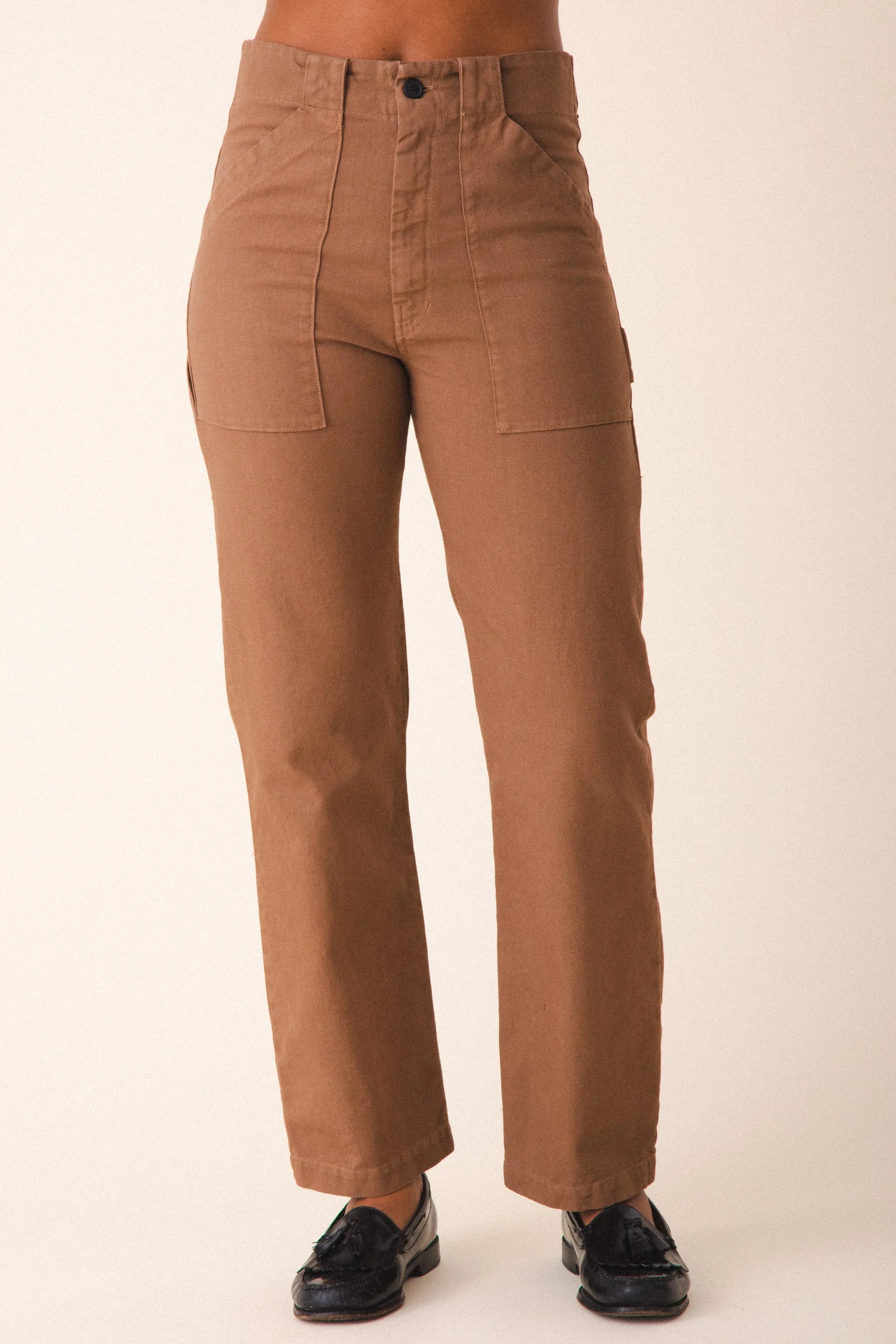 Canvas Utility Pant in Carpenter