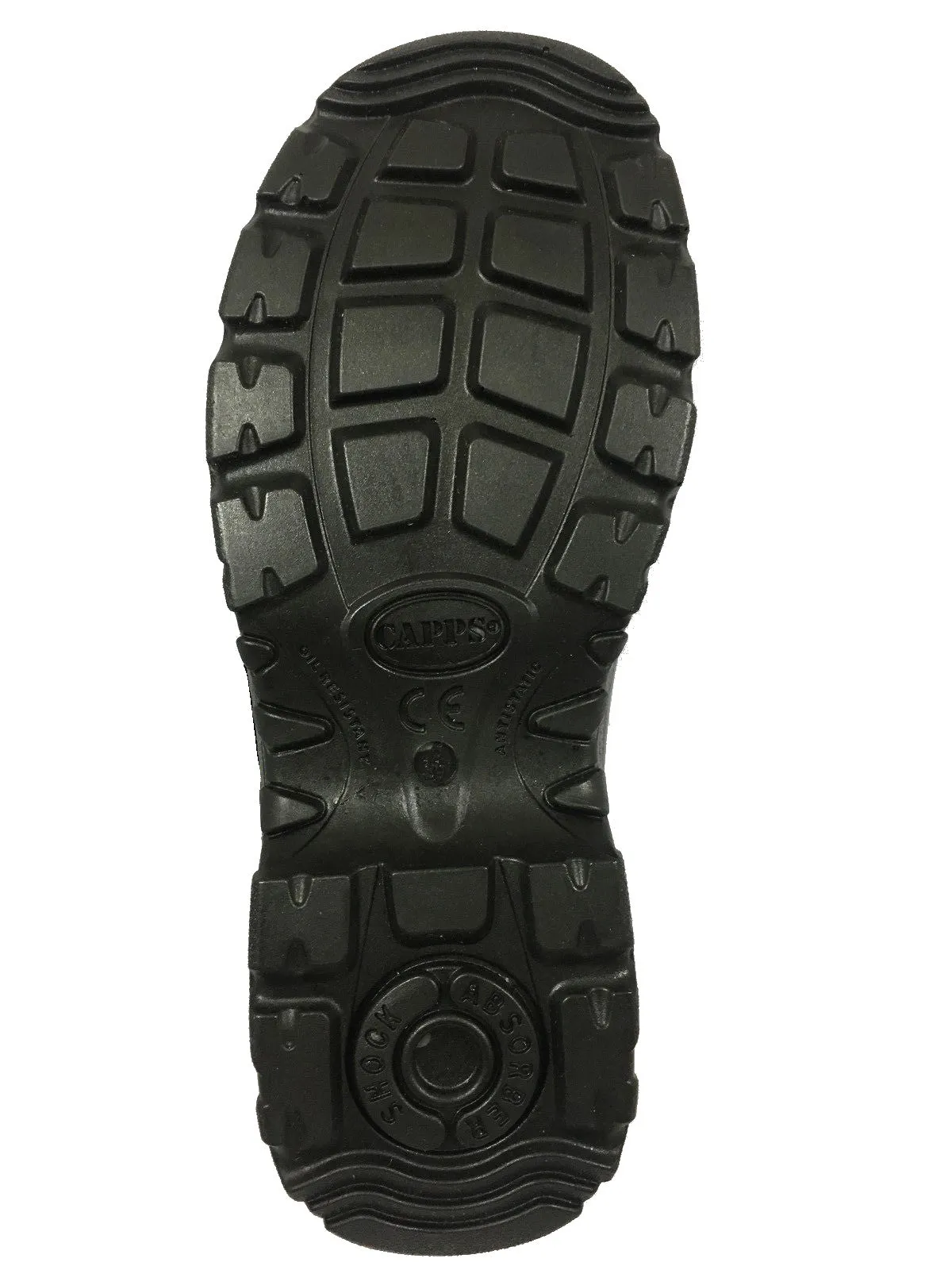Capps LH811SM Chukka Safety Boot Antistatic Full Grain Leather S3 SRC Black