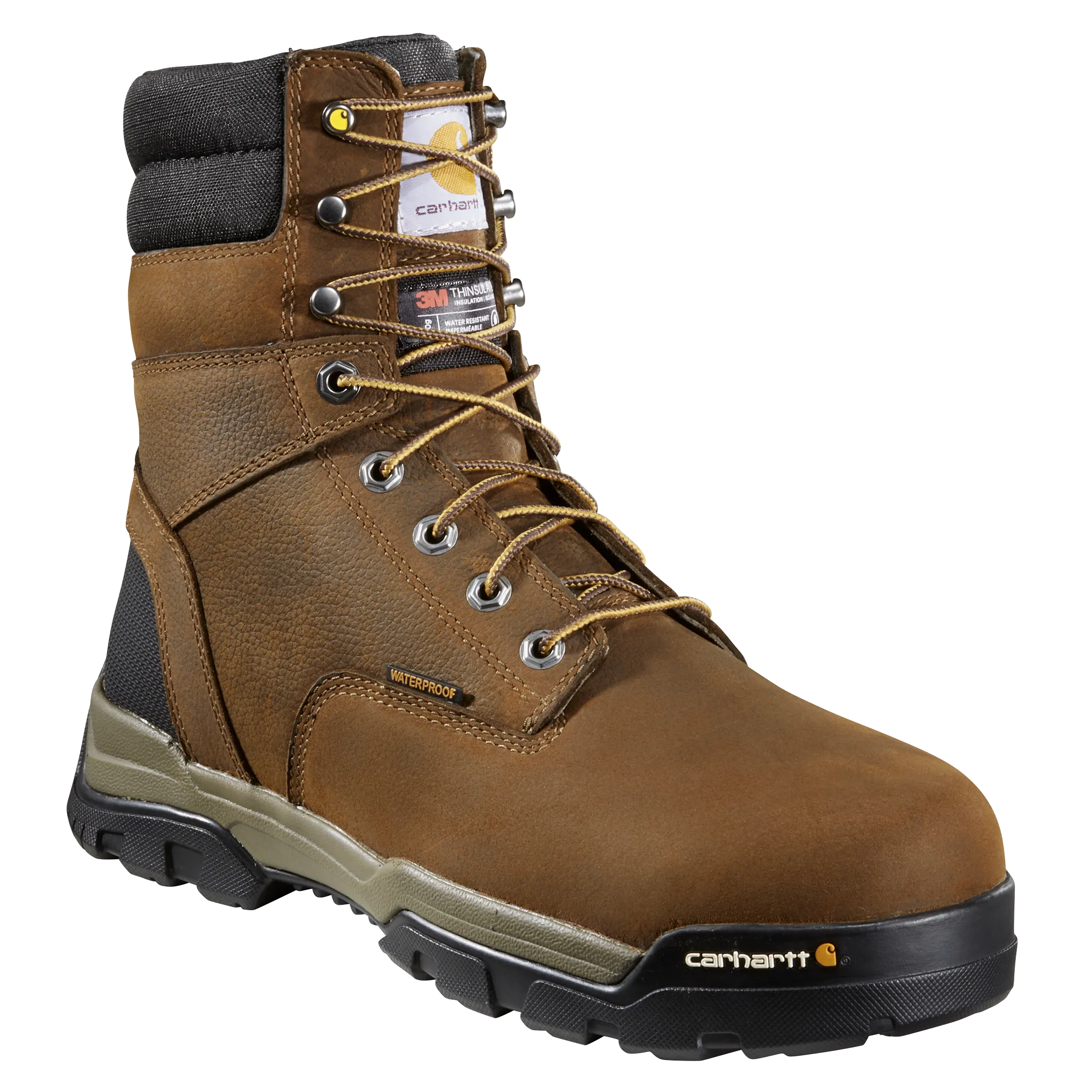 Carhartt 8-Inch Ground Force Waterproof Insulated Composite Toe Work Boot