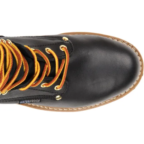 Carolina Men's Elm 8" Steel Toe Waterproof Logger Work Boot - Black - CA9823