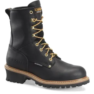 Carolina Men's Elm 8" Steel Toe Waterproof Logger Work Boot - Black - CA9823