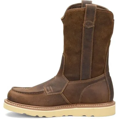 Carolina Men's Flatiron Wellington 10" MT Casual Work Boot -Brown- CA7044