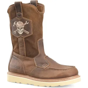 Carolina Men's Flatiron Wellington 10" MT Casual Work Boot -Brown- CA7044