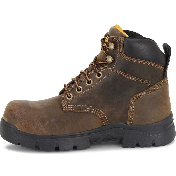 Carolina Women's Circuit 6" Comp Toe Waterproof Slip Resist Work Boot -Brown- CA1626