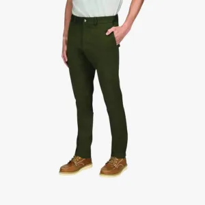 Caterpillar Mens Slim Stretch Chino Pants Rifle Green