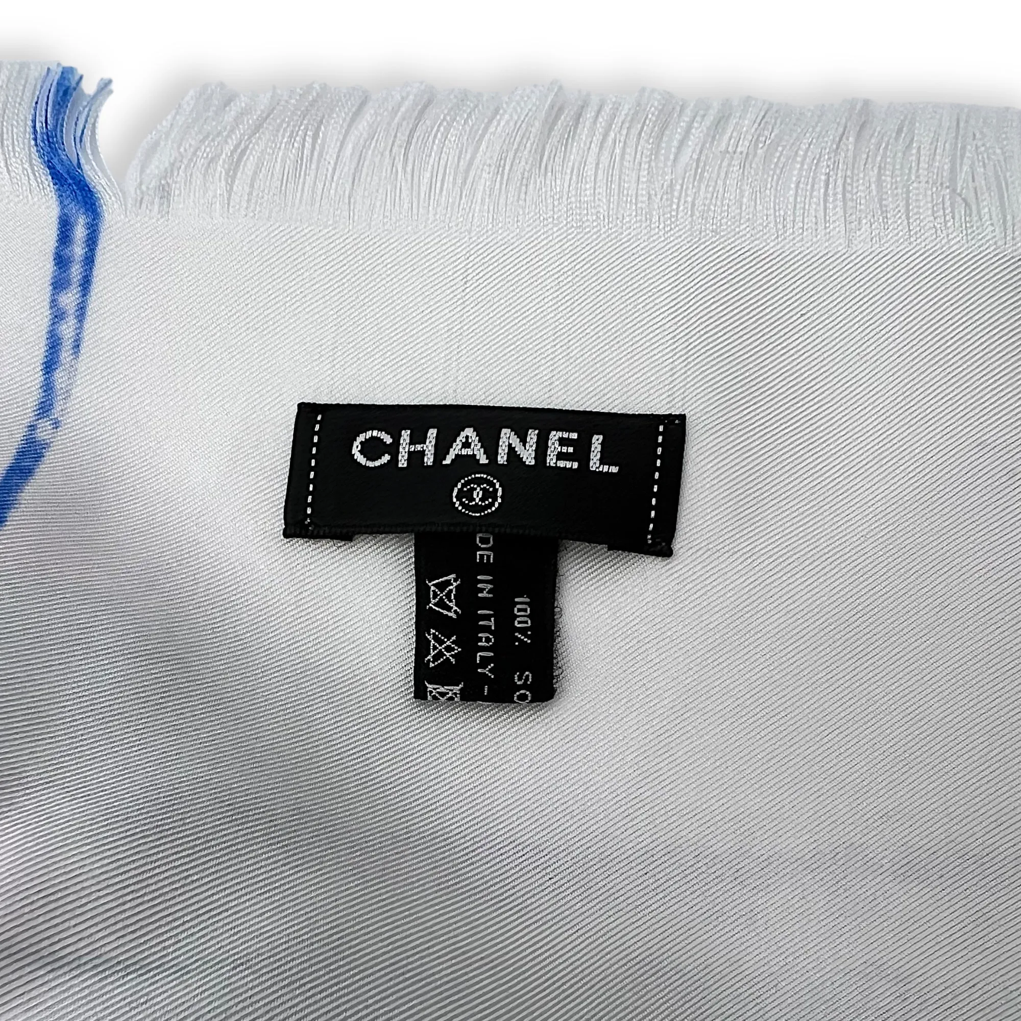 CC Car Printed Multi-colour Scarf in Silk