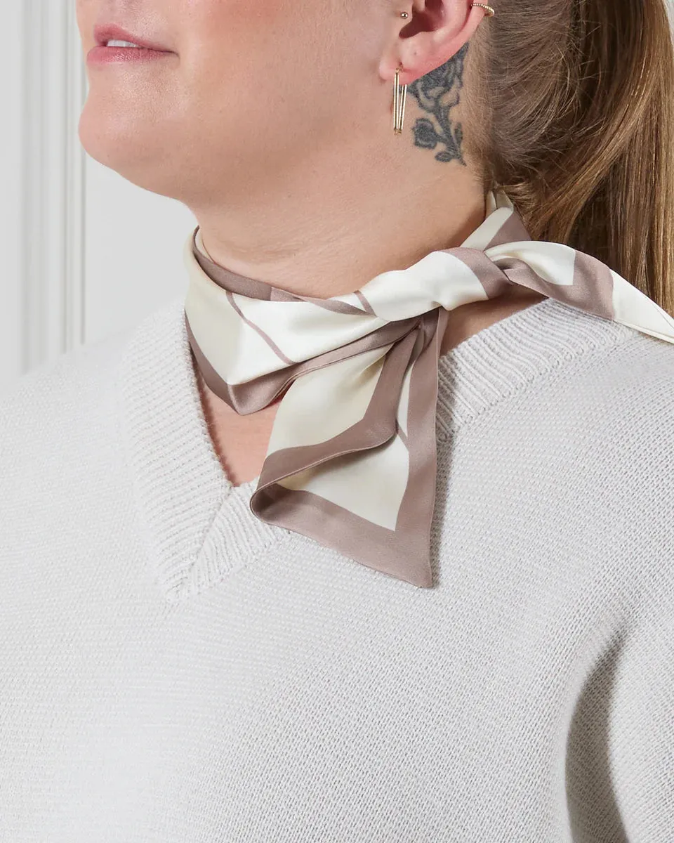 Chalk Harriet Scarf Beige/Cream