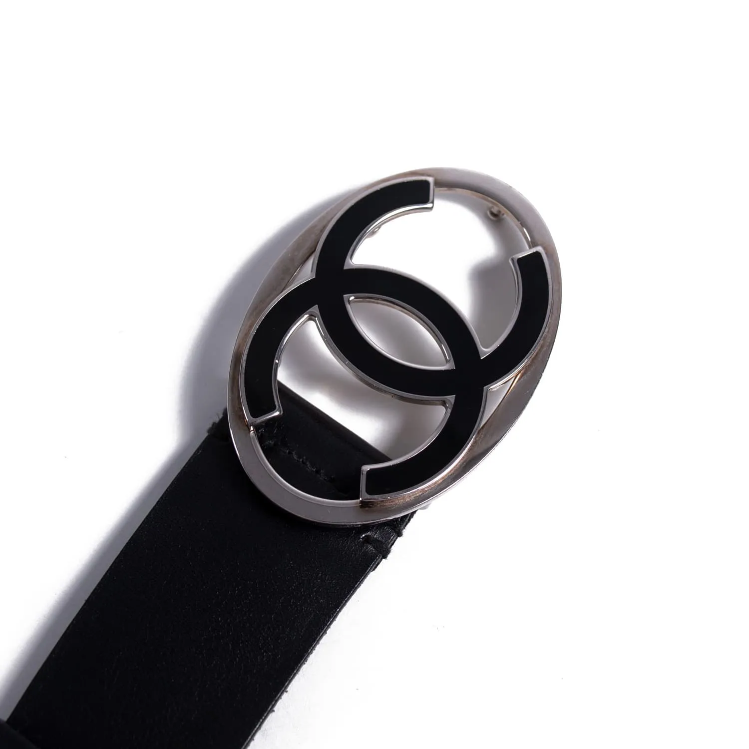 Chanel CC Leather Belt