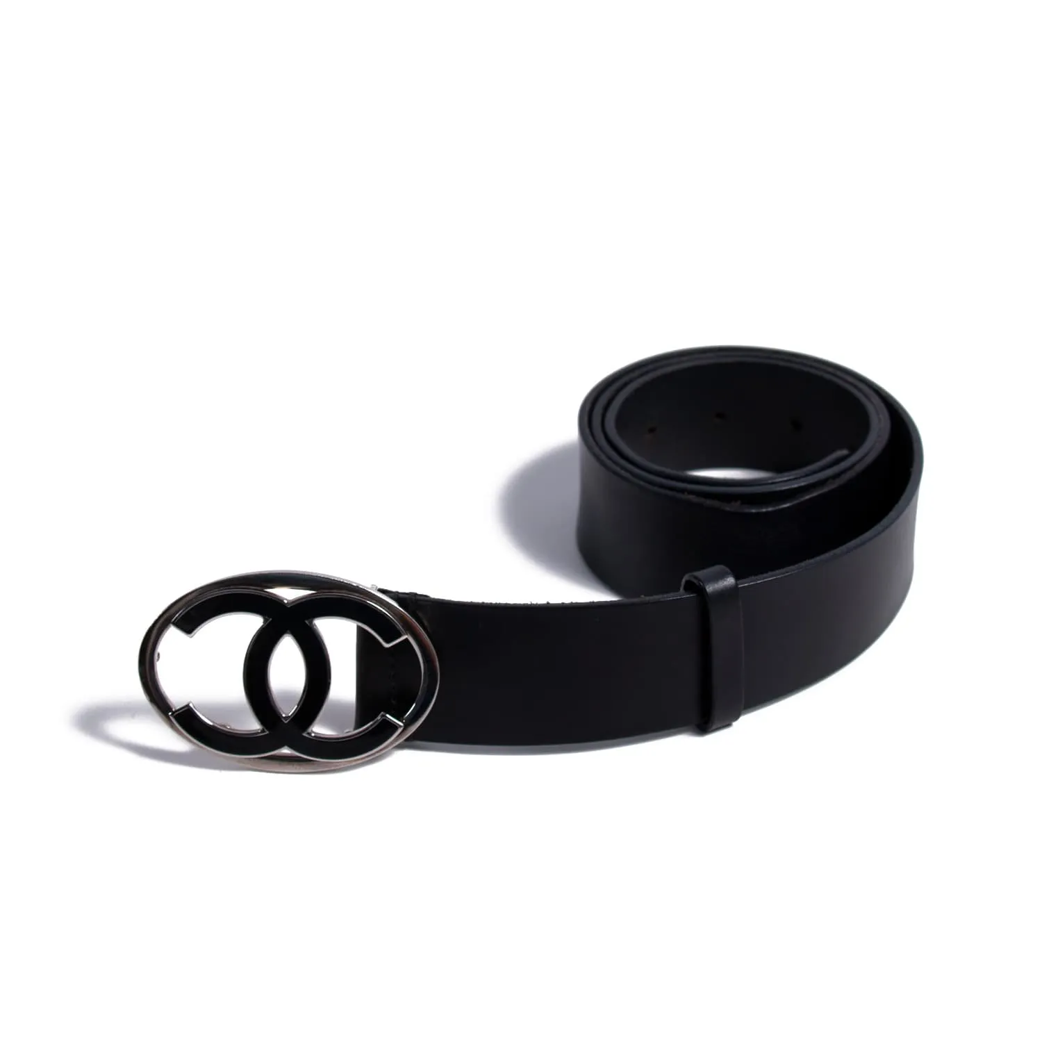 Chanel CC Leather Belt