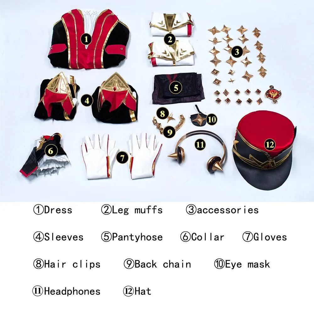 Chevreuse Outfit Cosplay Costume