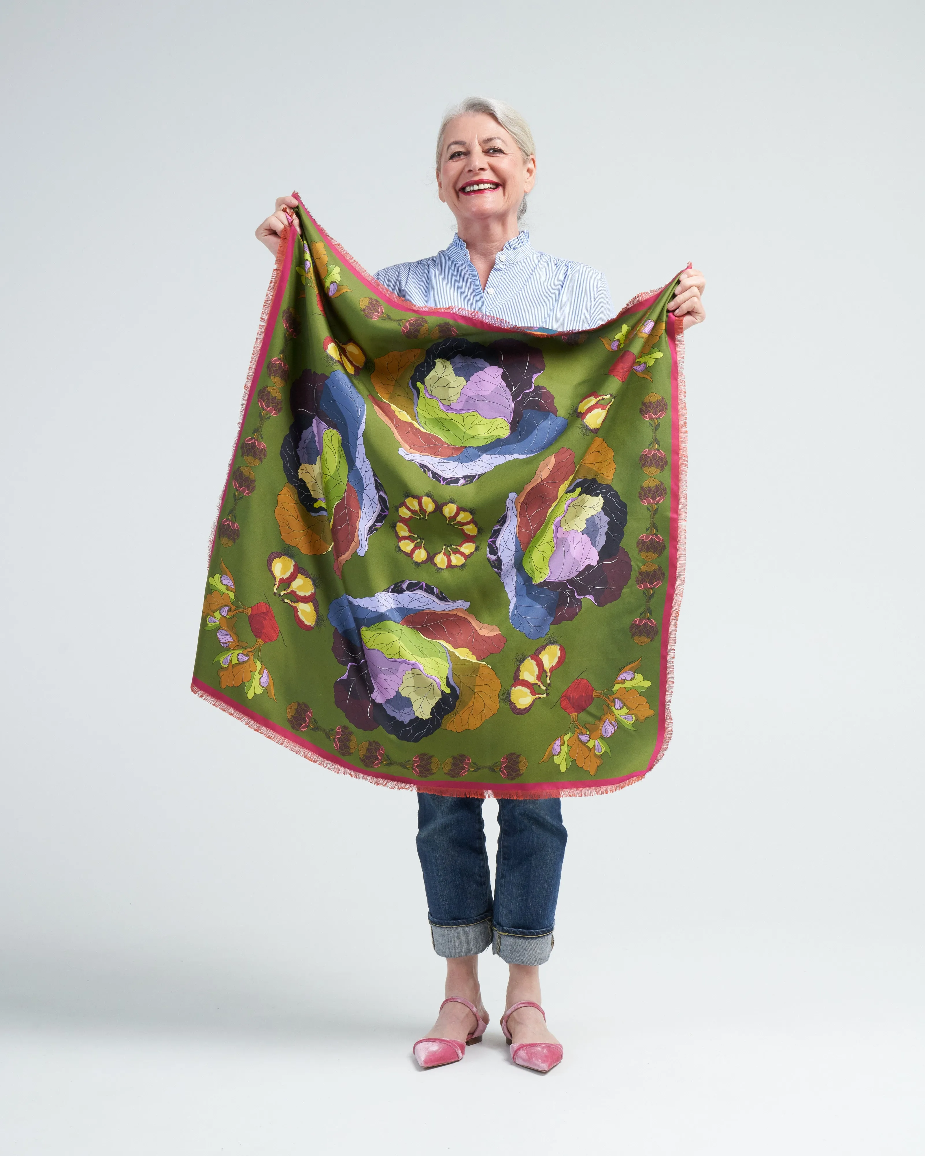 cialda st twin scarf - cabbage