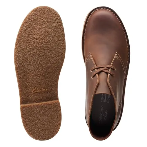 Clarks Men's Bushacre 3 Chukka Boot, Beeswax, 8.5