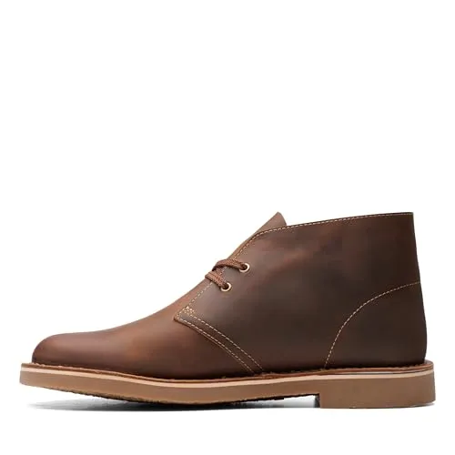 Clarks Men's Bushacre 3 Chukka Boot, Beeswax, 8.5