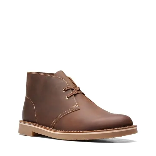 Clarks mens Bushacre 3 Chukka Boot, Beeswax, 9.5 US