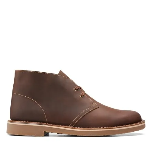 Clarks mens Bushacre 3 Chukka Boot, Beeswax, 9.5 US