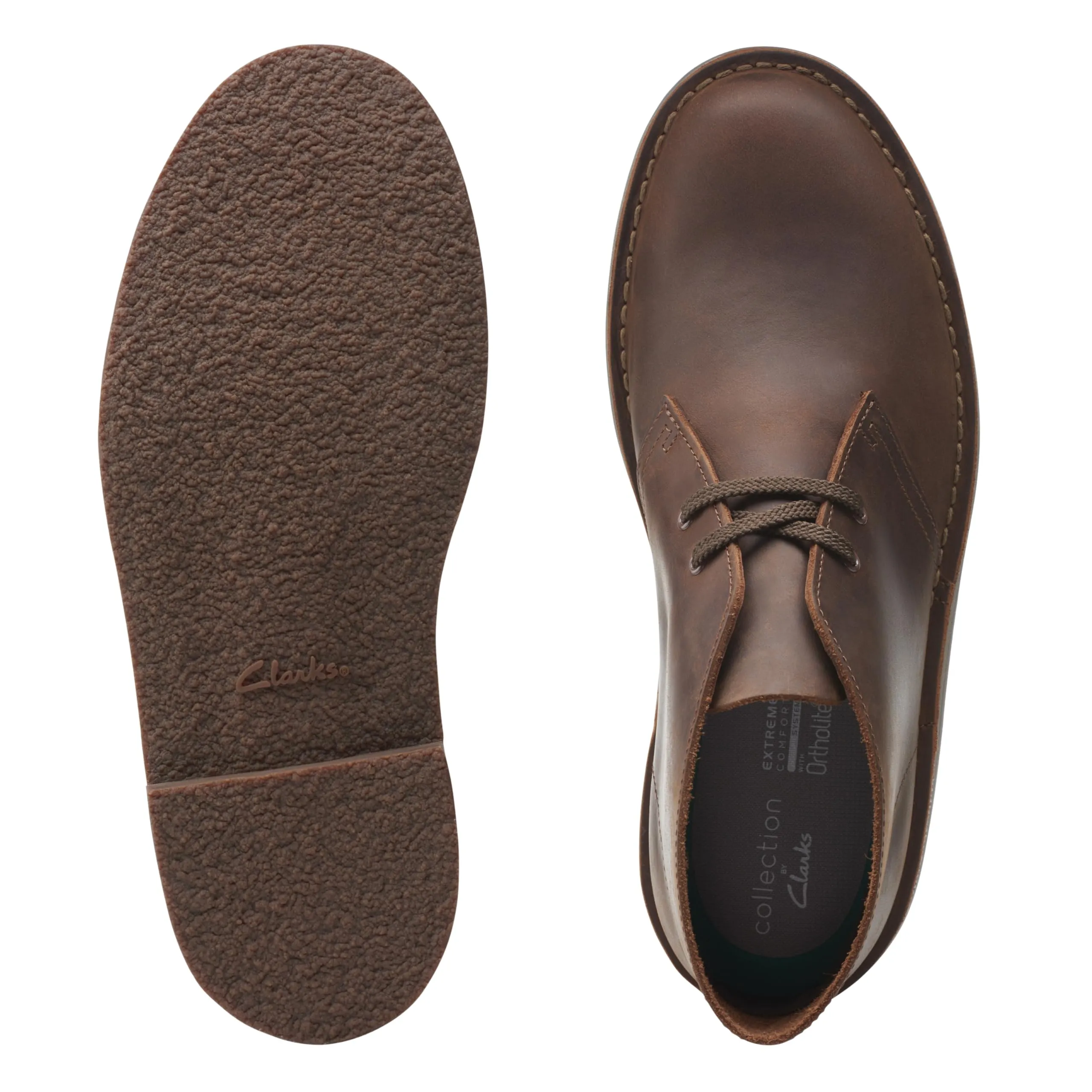 Clarks Men's Bushacre 3 Chukka Boot, Dark Brown, 11 Wide