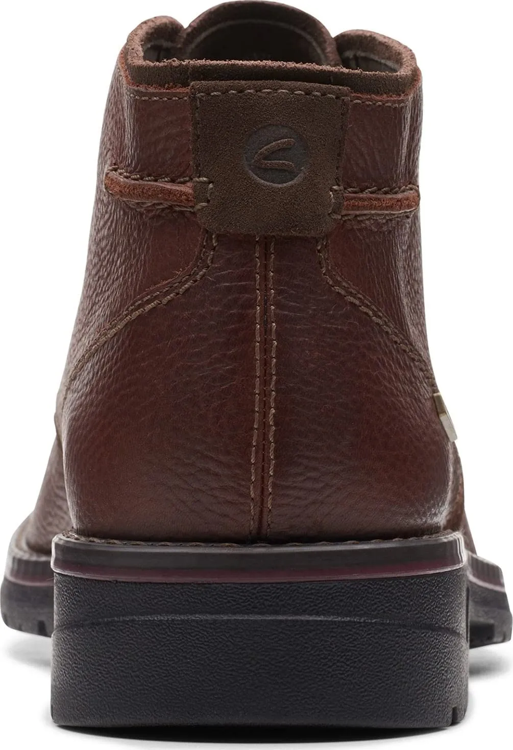Clarks Men's Morris Peak Waterproof Chukka Boot, Brown Tumbled Leather, 9