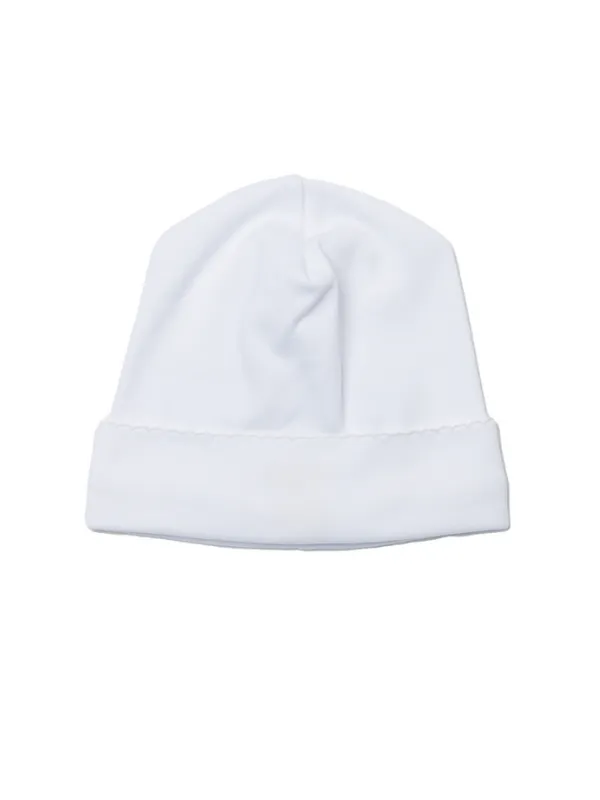 Classic Pima Baby Hat | White
