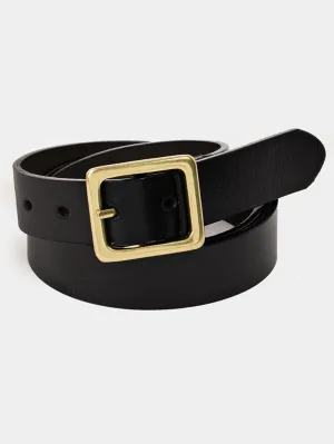Classic Square Buckle Belt