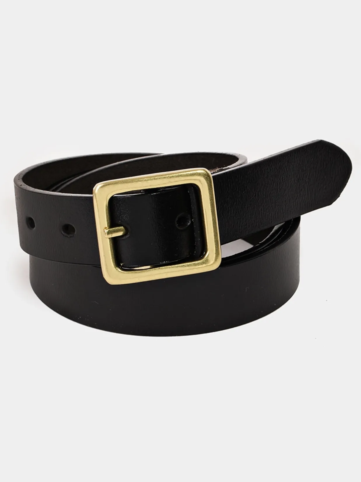 Classic Square Buckle Belt