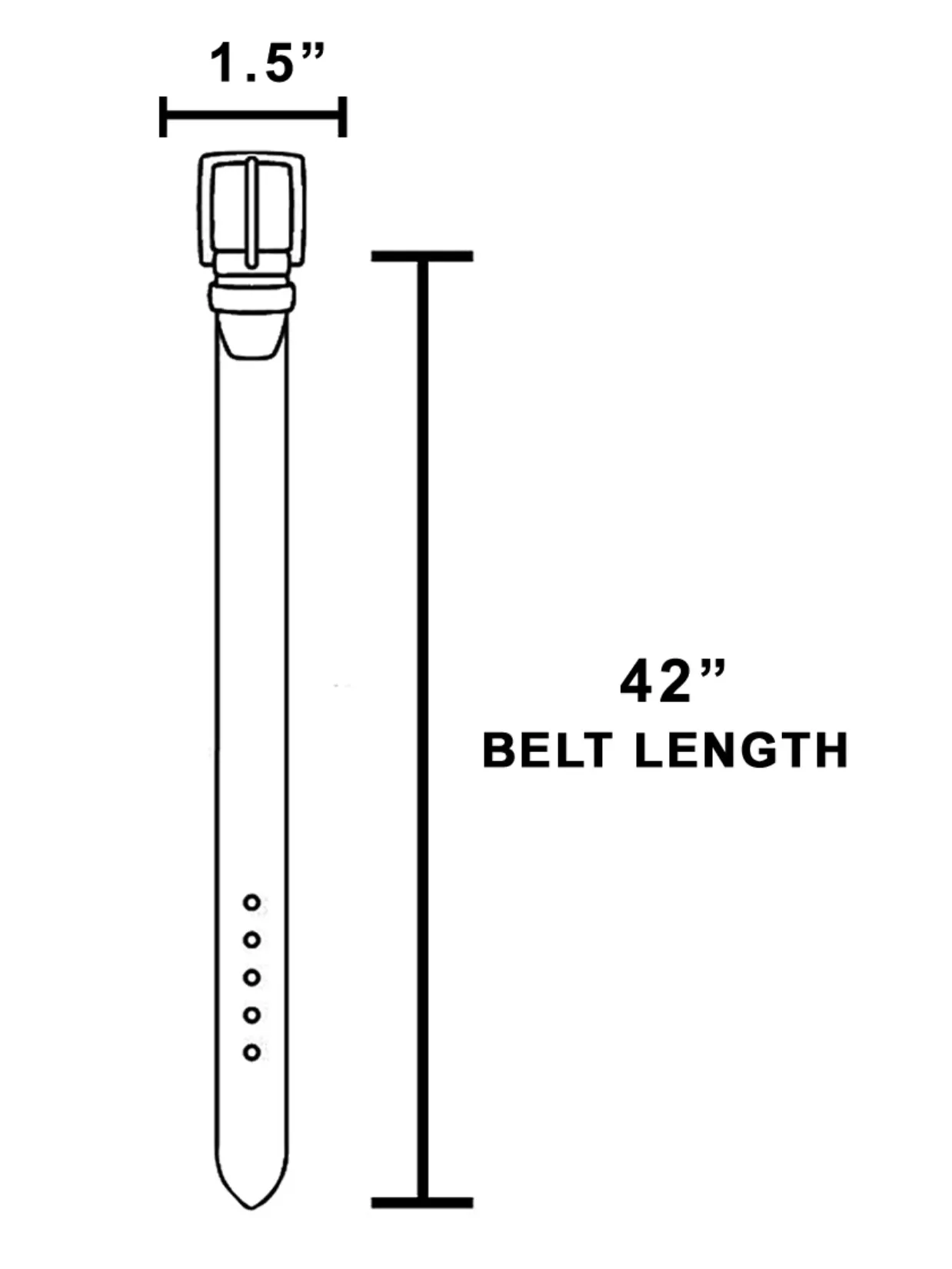 Classic Square Buckle Belt