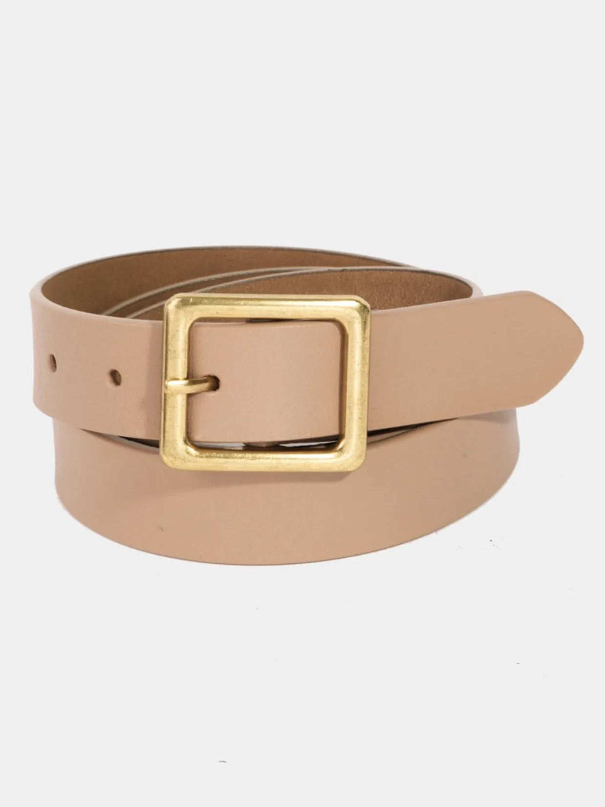 Classic Square Buckle Belt