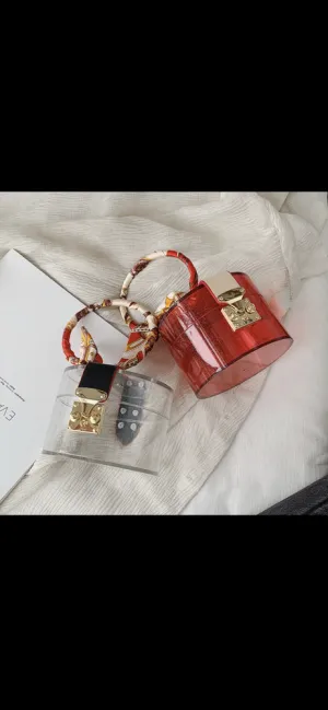 Clear Box Bag