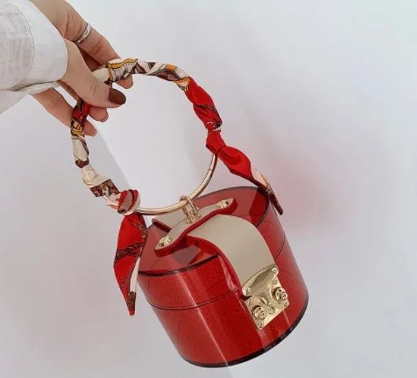 Clear Box Bag