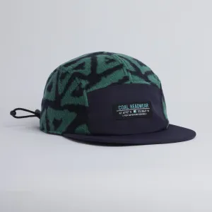 Coal The Bridger Fleece 5 Panel Cap - Mint Geo