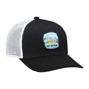 Coal The Tumalo Low Profile Contrast Trucker Cap - Black