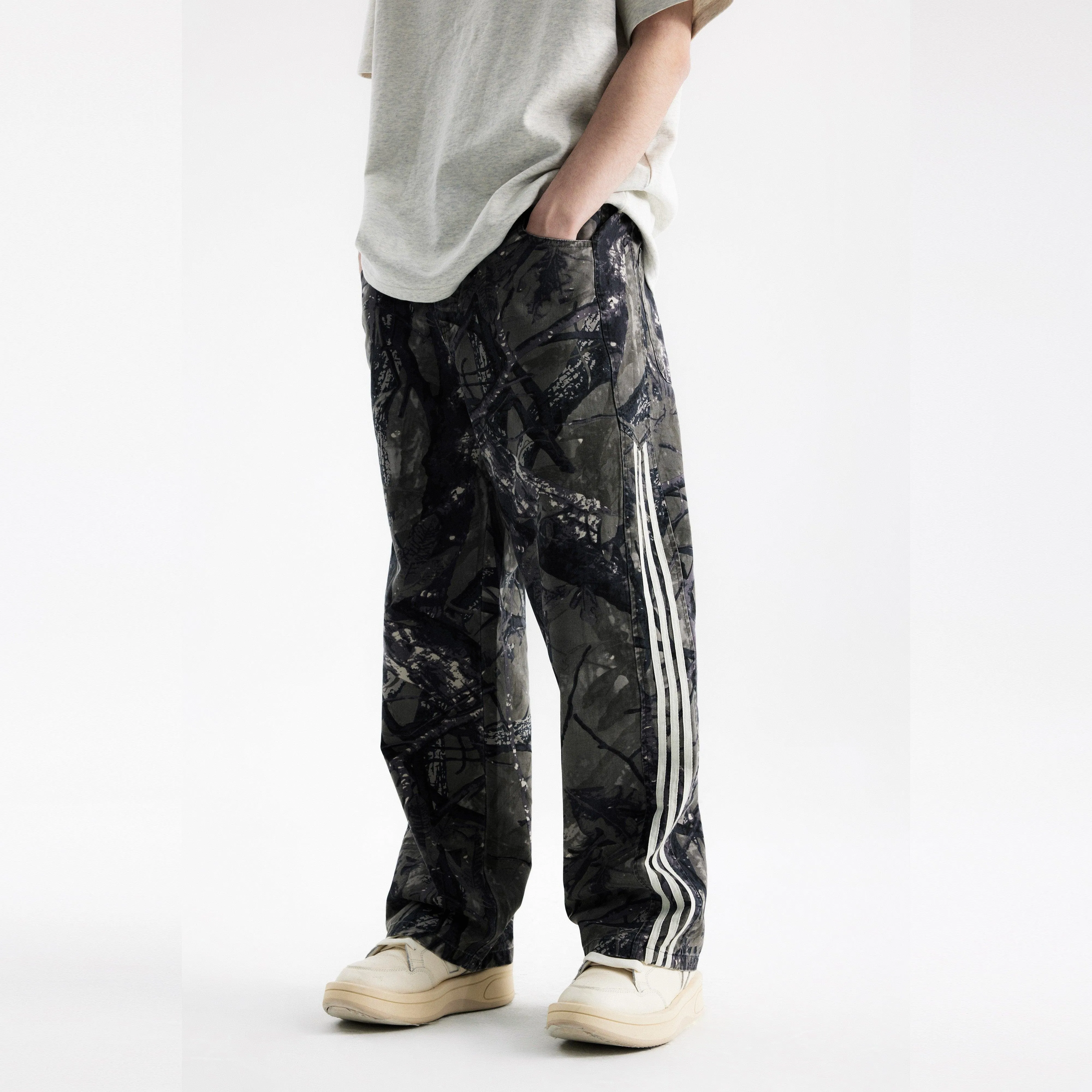 COLDSTONE Camouflage Workwear 3 Stripe Pants