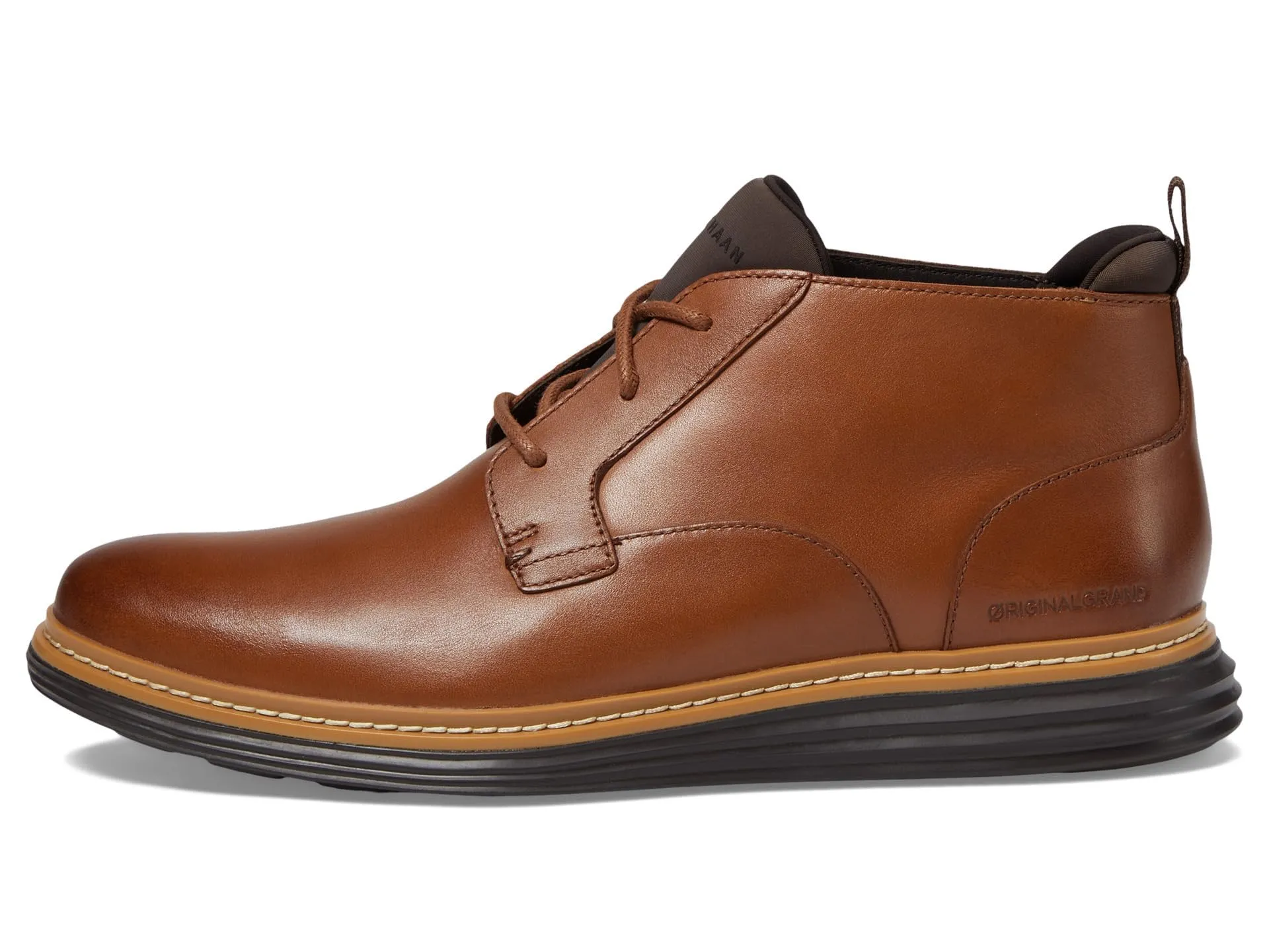 Cole Haan Men's Originalgrand Chukka Boot, Black/Black Waterproof, 11.5