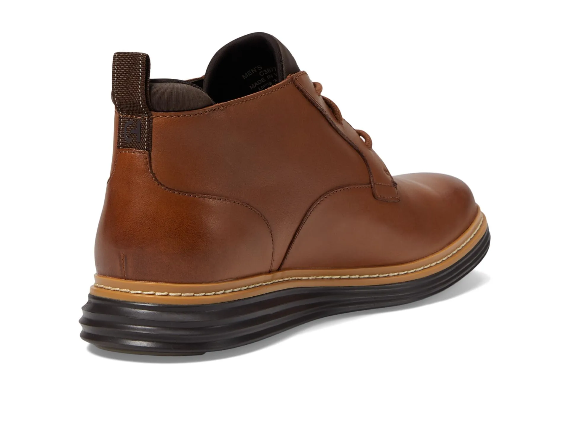Cole Haan Men's Originalgrand Chukka Boot, Black/Black Waterproof, 11.5
