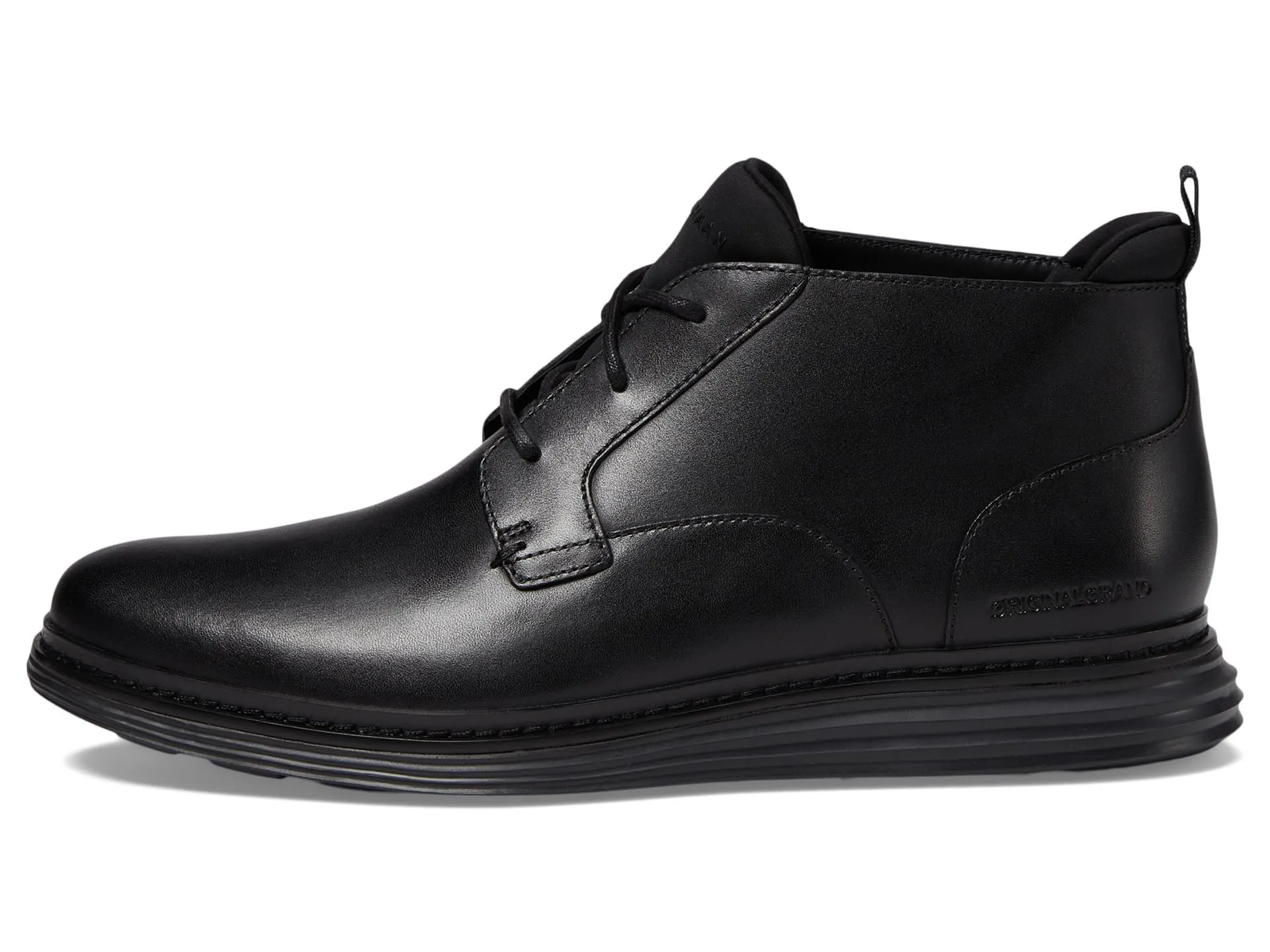 Cole Haan Men's Originalgrand Chukka Boot, Black/Black Waterproof, 11.5