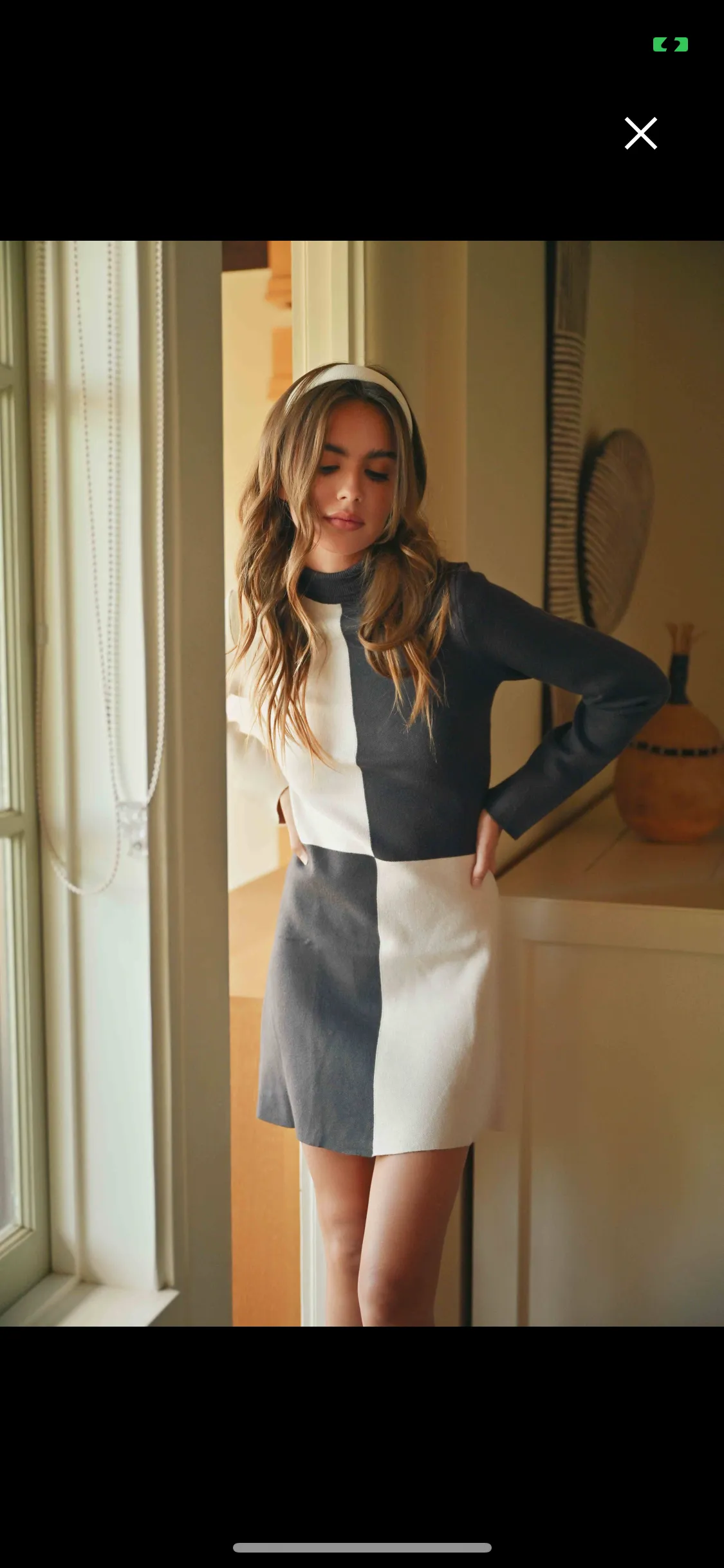 Color Block Sweater Dress