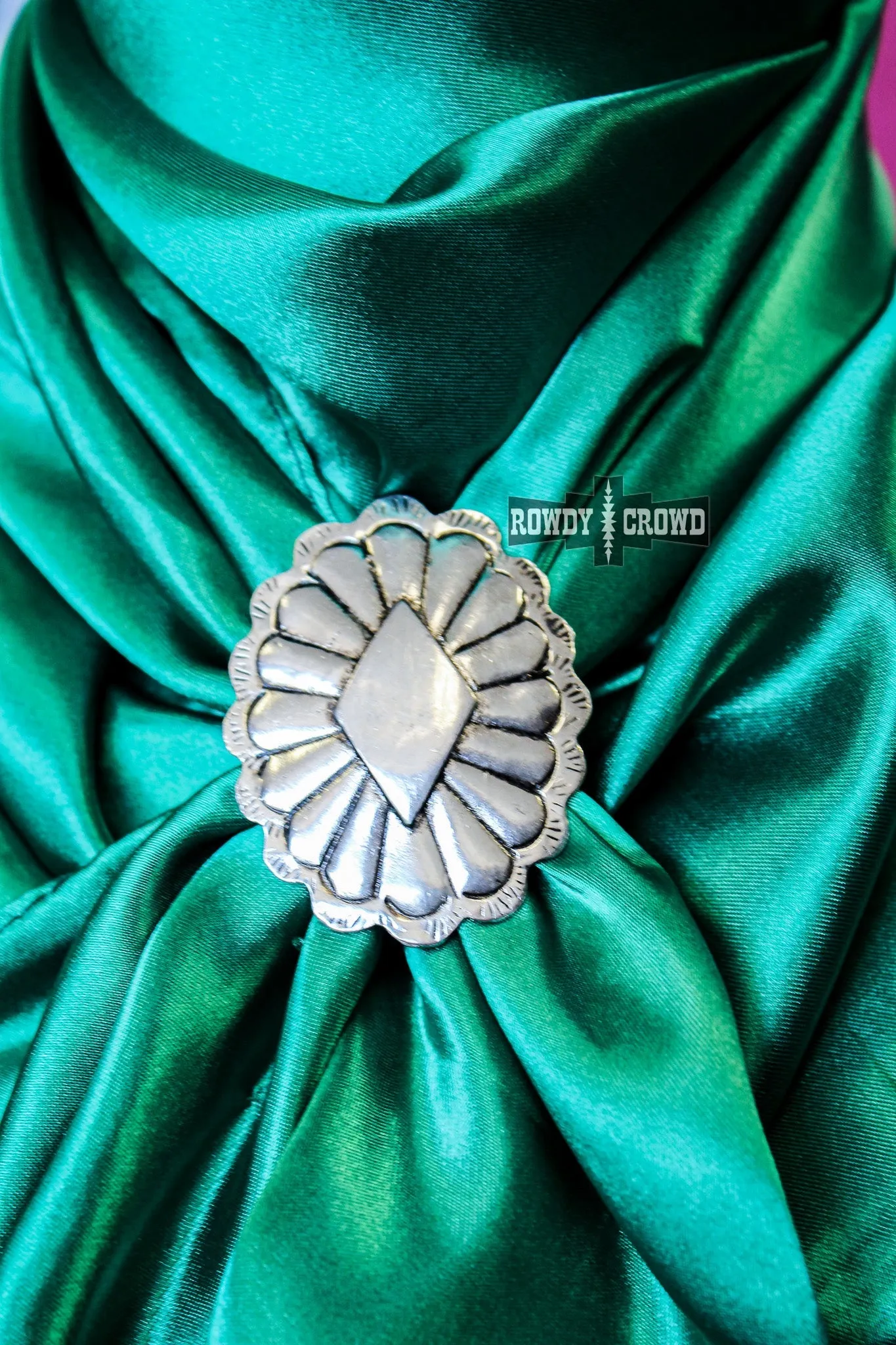 Cordova Concho  Scarf Slide/ Ring / Tee Clip