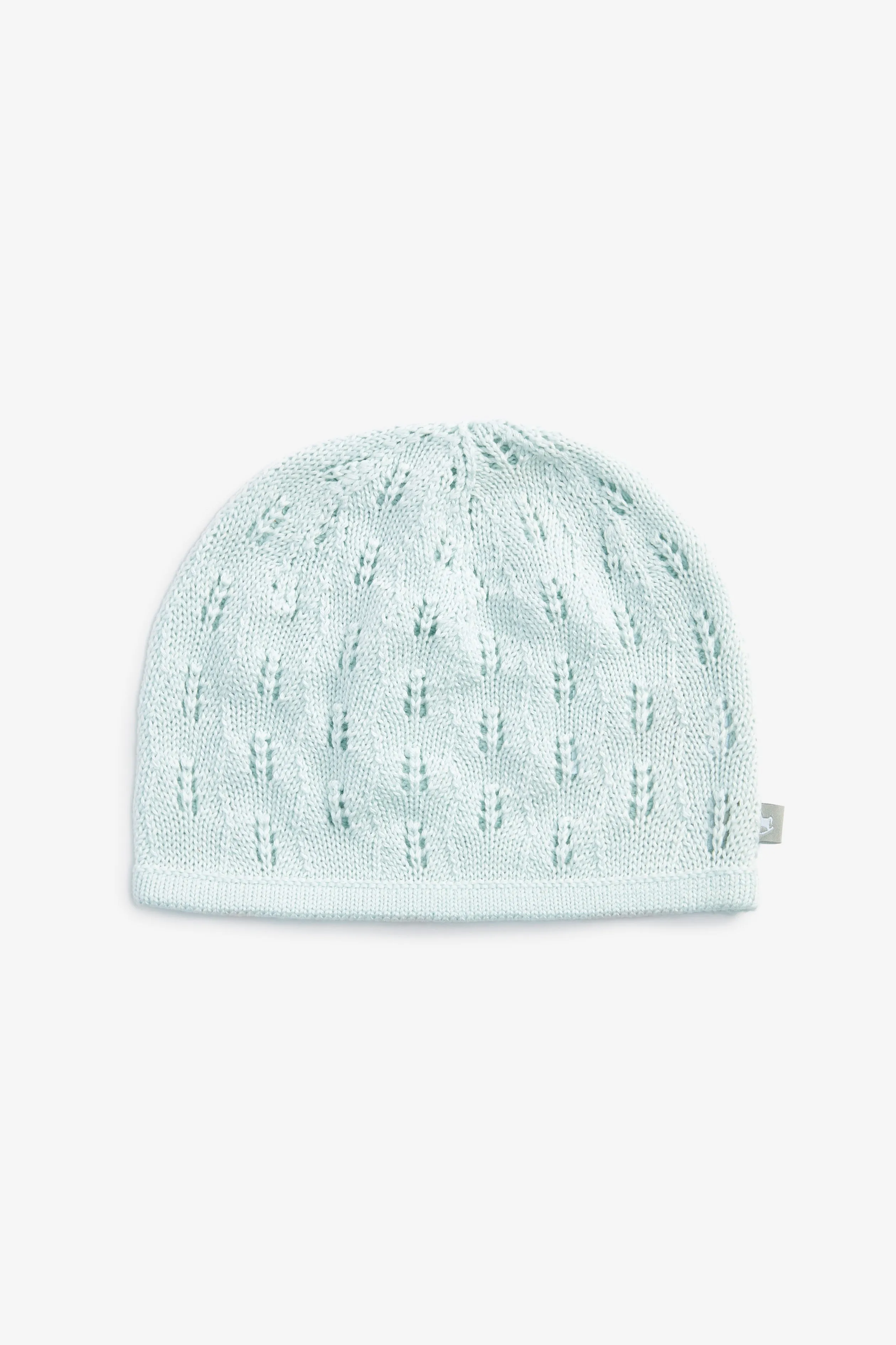 Cotton Knitted Hat, blue