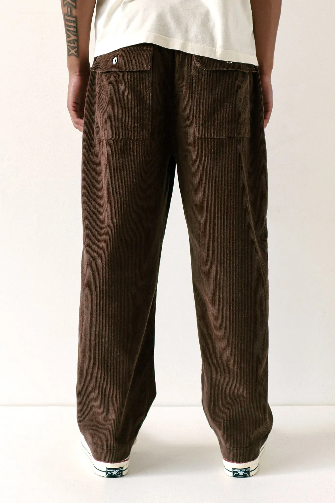 Coup Trouser Corduroy Slate Brown