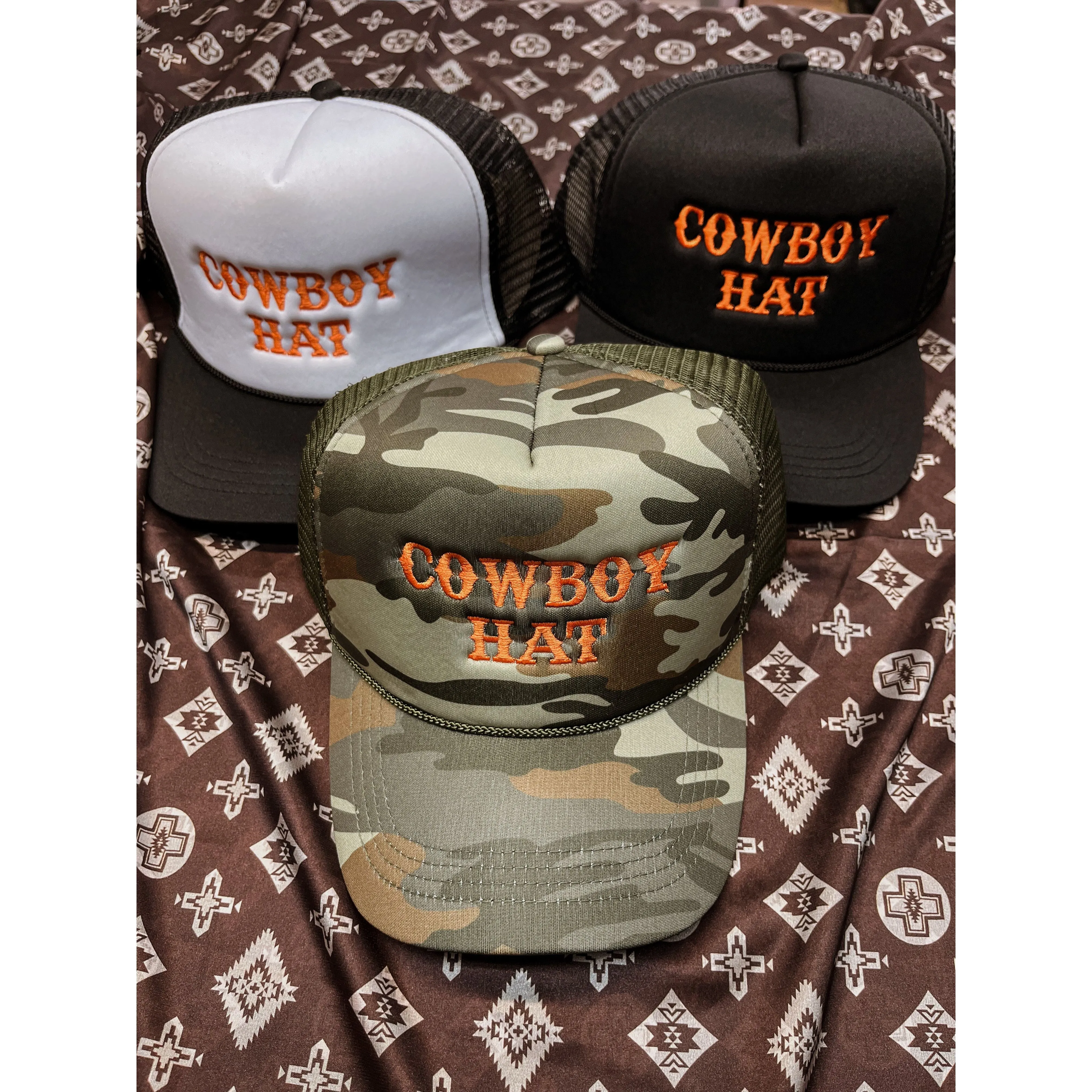 Cowboy Hat Trucker Hat