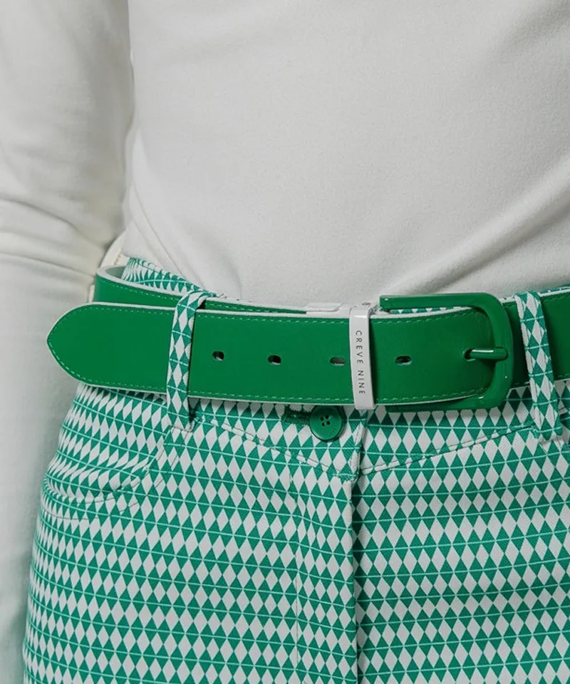 CREVE NINE: Reversible Women's Belt - Ivory