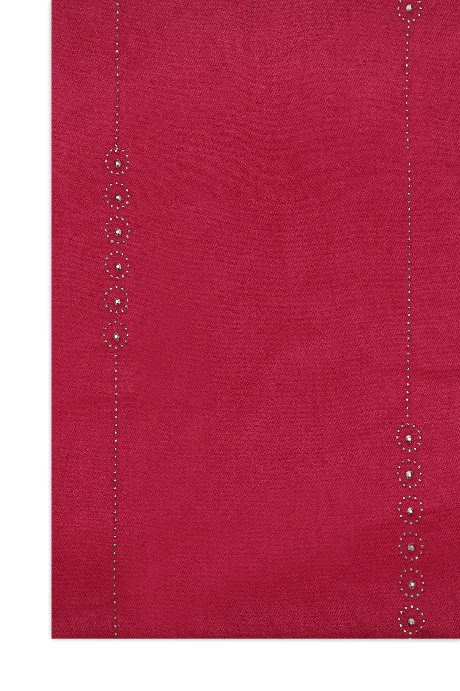 CRYSTAL BLOOM FRINGE SCARF