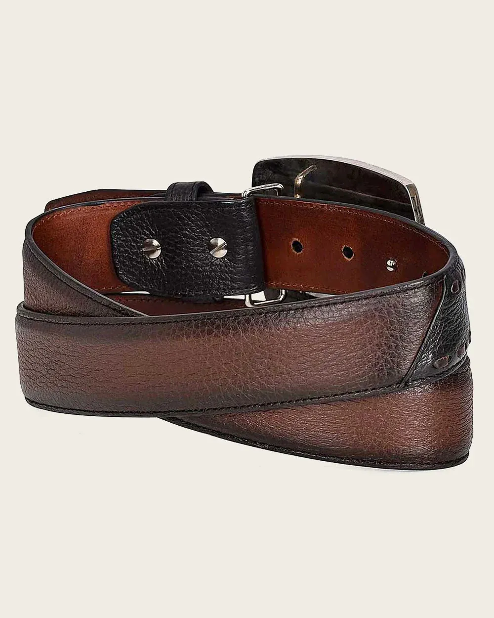 Cuadra Brown Deer Cowboy Belt