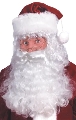 Curly Santa Beard and Wig Set