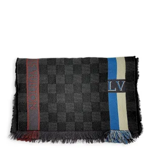 Damier Stole Multi-colour Scarf in Wool