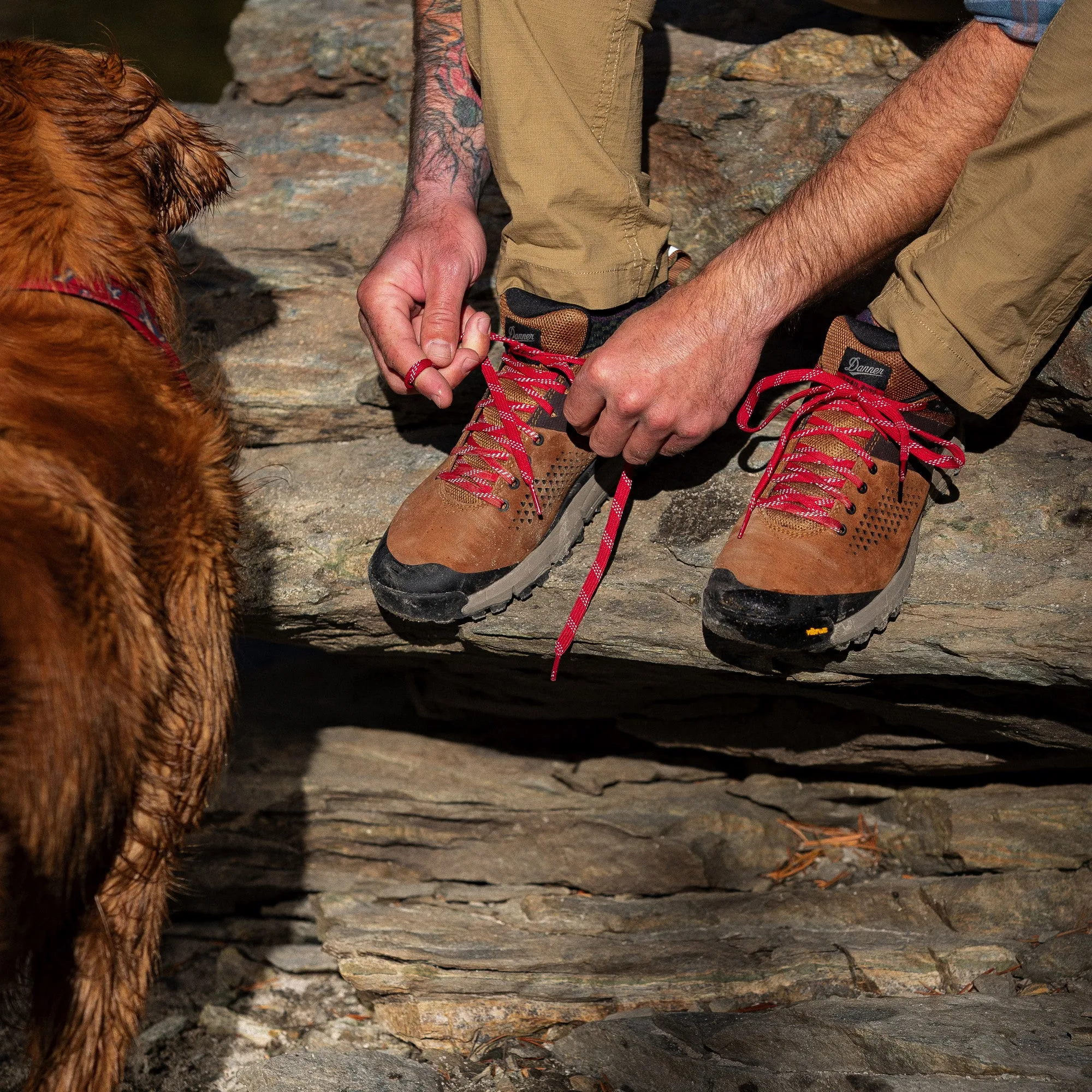 Danner 61272 Men's Trail 2650 3" Hiking Shoe - Lightweight Brown Footwear