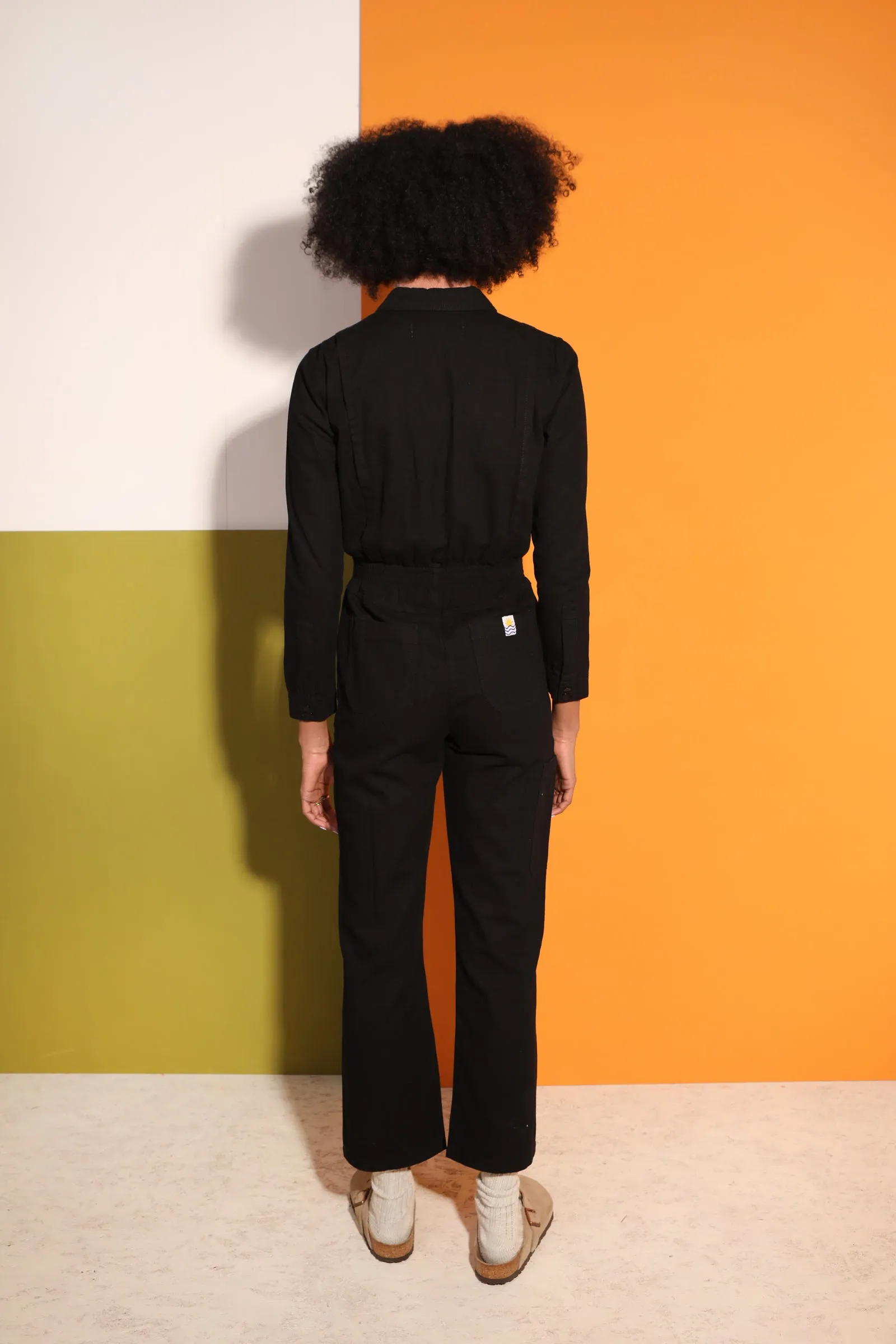 Danny Boilersuit Black Canvas