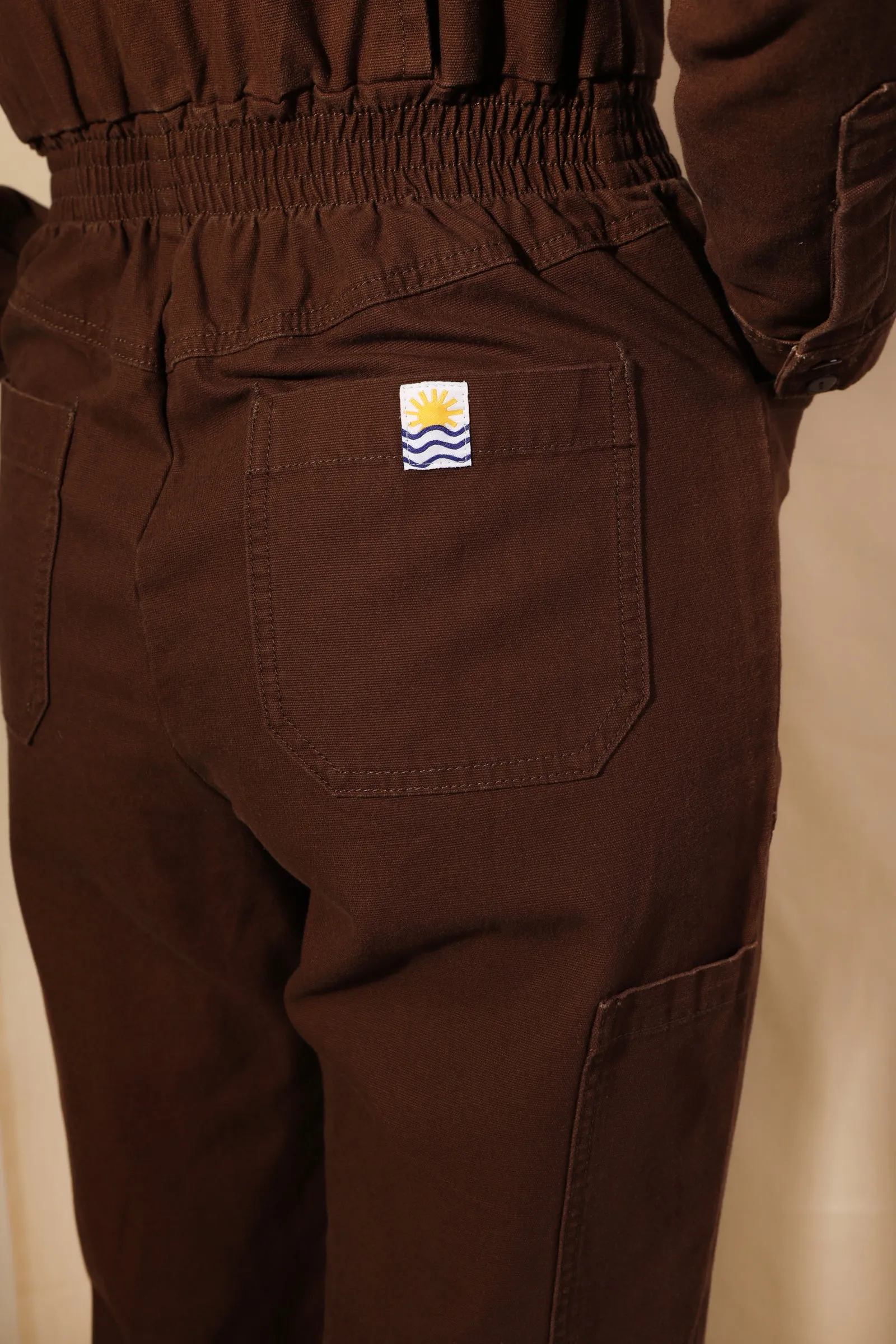 Danny Boilersuit Chocolate Canvas