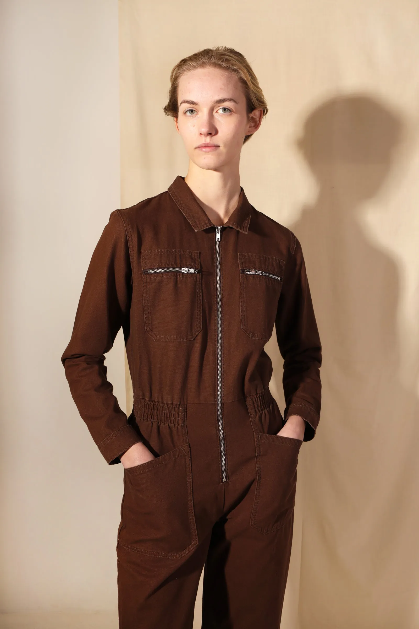 Danny Boilersuit Chocolate Canvas