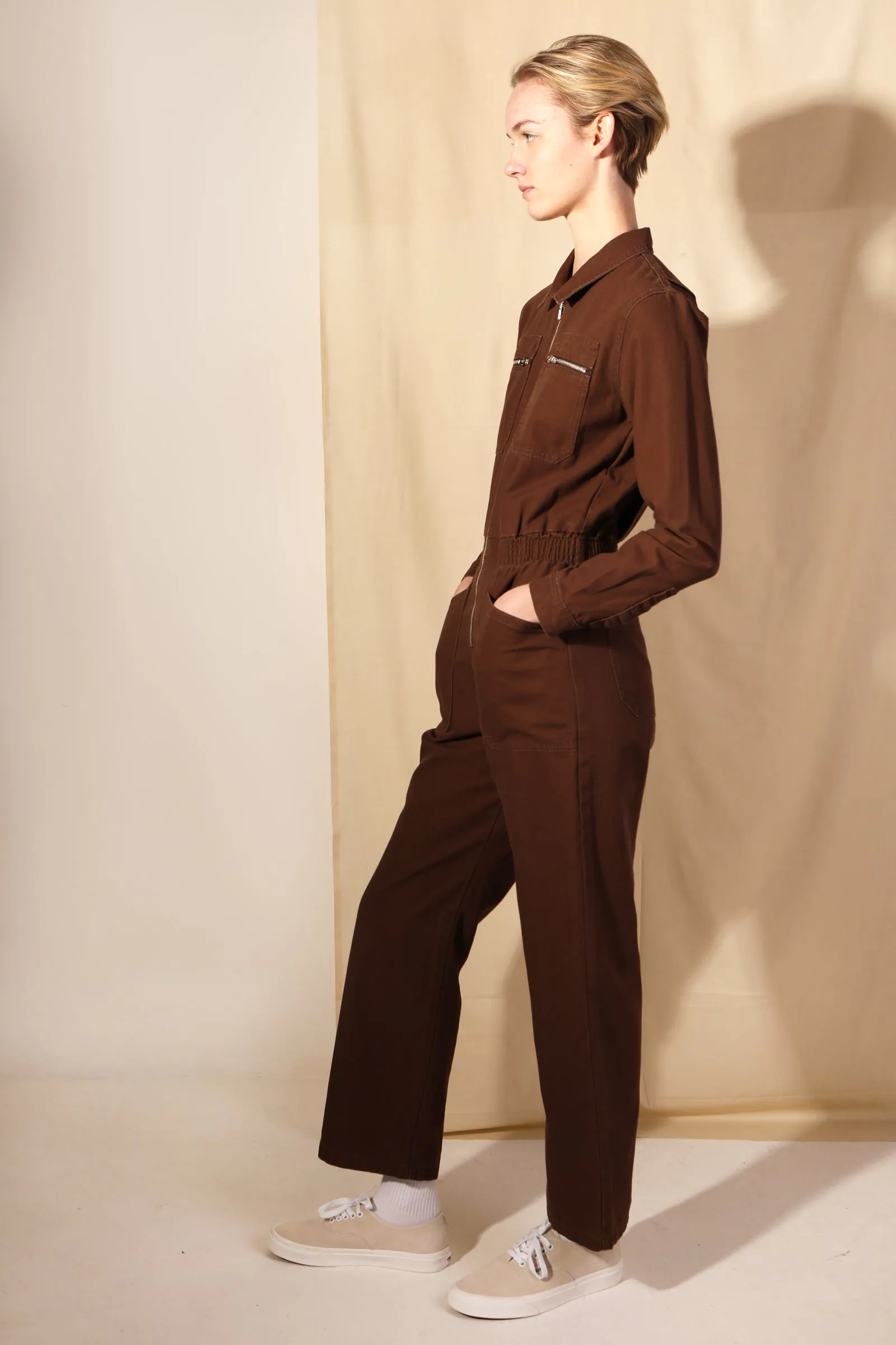 Danny Boilersuit Chocolate Canvas