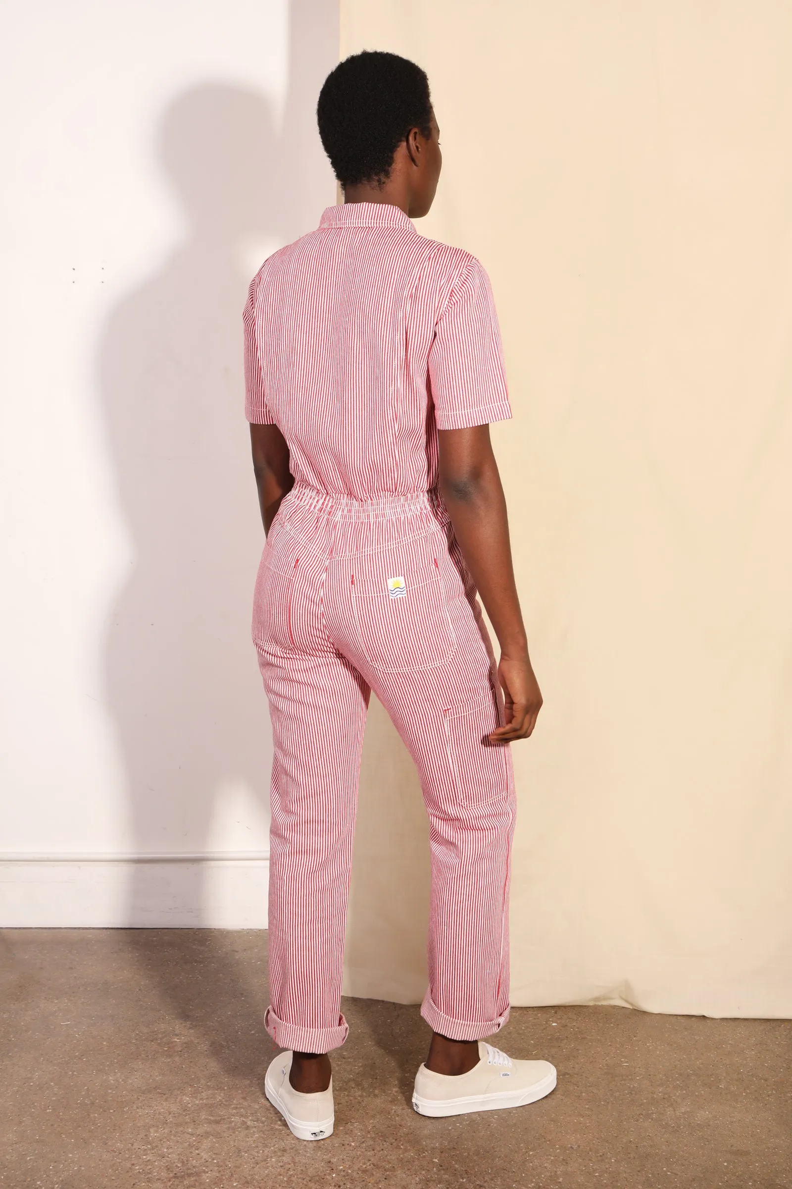 Danny Boilersuit Red Ticking